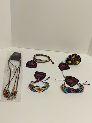 NWT 5 Pieces Paparazzi Leather Rebel, Rock Star, Urban Bracelets(#25781)