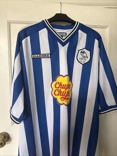Original Authentic Sheffield Wednesday 2001/03 Home Shirt XXL