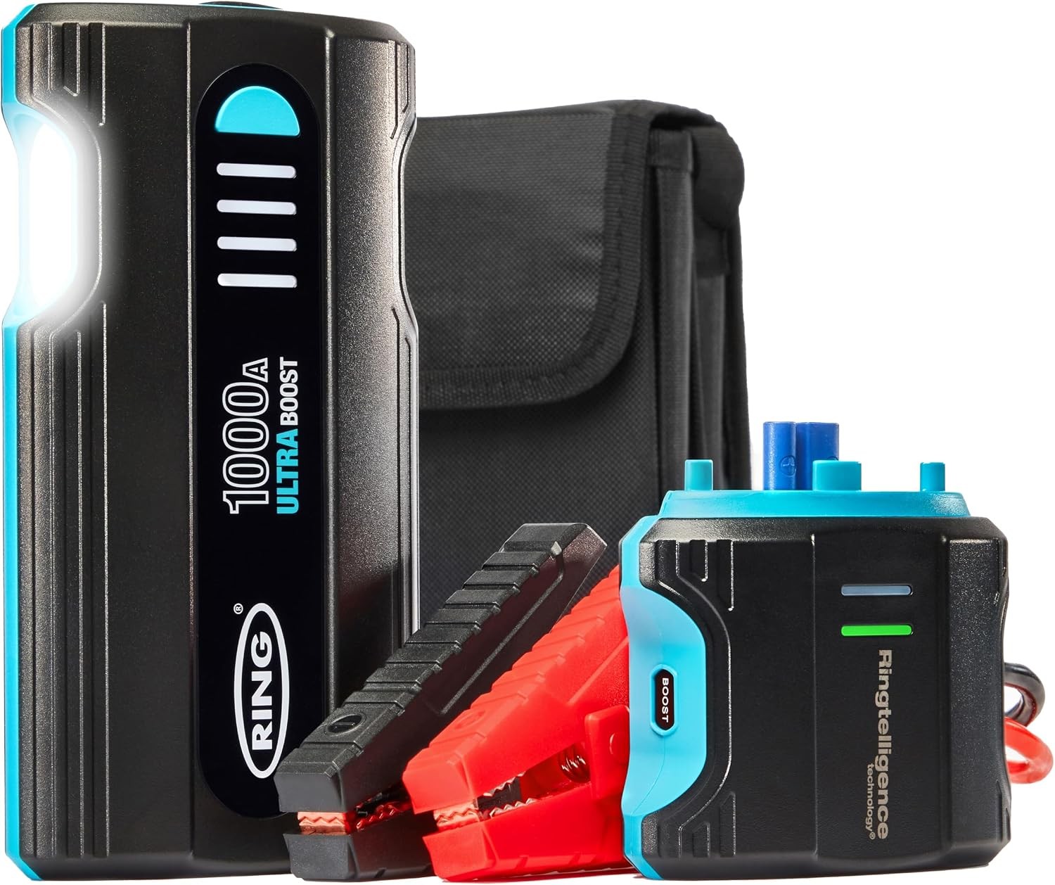 Ring Ultraboost 1000A Car Battery Jump Starter Power Pack - Safely Starts Up To 5 Litre Petrol And 2 Litre Diesel Engines - Battery Booster With Jump - Image 4