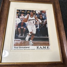 Rod Strickland Washington Wizards Signed Picture 8x10 Photo
