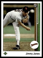 1989 Upper Deck Jimmy Jones San Diego Padres #286