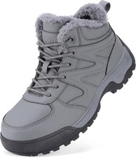 Women’s Winter Snow Boots - Lightweight, Warm Ankle Boots, Waterproof, Traction