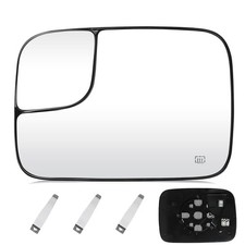 Driver Left Side Heated Mirror Glass, 2005-2008 Fit for Dodge Ram 1500 2500 3500