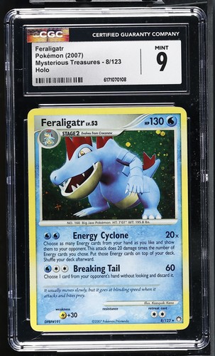 Feraligatr graded CGC 9 for sale on eBay