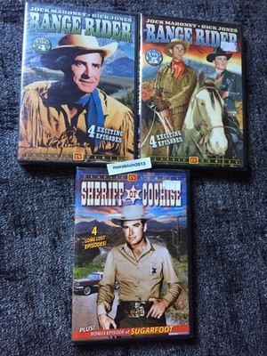 RANGE RIDER + SHERIFF OF COCHISE - nur Englischer Originalton - keine UT