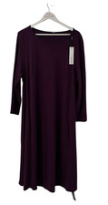 Roman Women's Purple A Line Pockets Dress ~ Size 20 Plus BNWT ~ Free Shipping