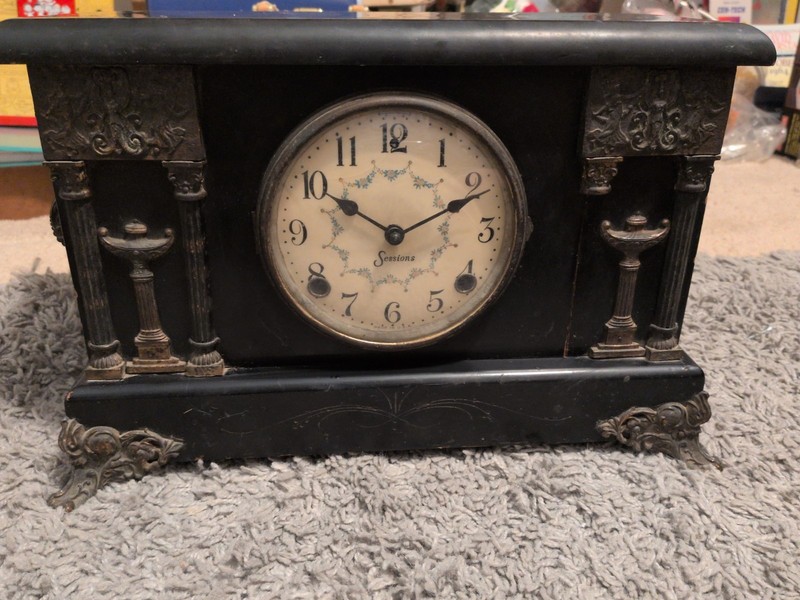 Antique Sessions Mantel Clock - Not Working