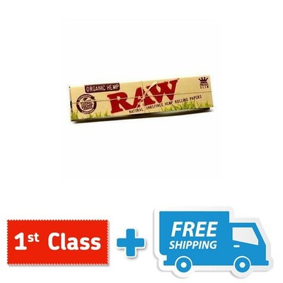 RAW ORGANIC Hanf King Size Slim Blättchen Booklets Papier