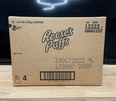 ULTRA RARE SEALED CASE OF 12 LIMITED EDITION KAWS REESES PUFFS CEREAL BOXES BOX