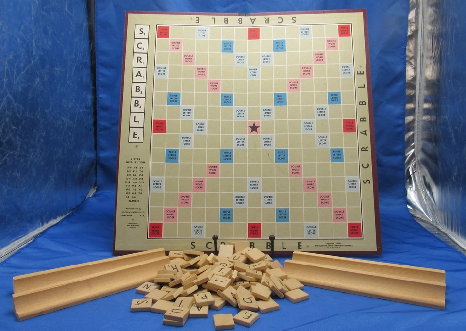 1953 Selchow & Righter Co. Scrabble Game in Original Box - Preowned - Image 2 of 4