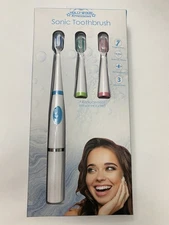 Hollywood Sonic Toothbrush With 2 Replacement Heads Included