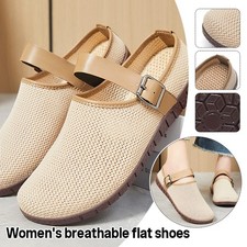 Women Summer Shoes Shallow Mouthed Slippers Breathable Flat Shoes Casual Shoes.