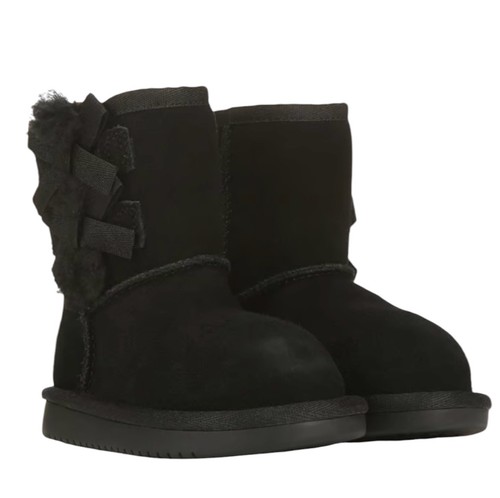 Koolaburra By Ugg NEW Victoria Short Boots Black Toddler Girls 5