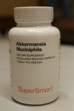 Supersmart USA Akkermansia Muciniphila Gut Health Supp 60 Srvgs Exp 01/28 NEW ^