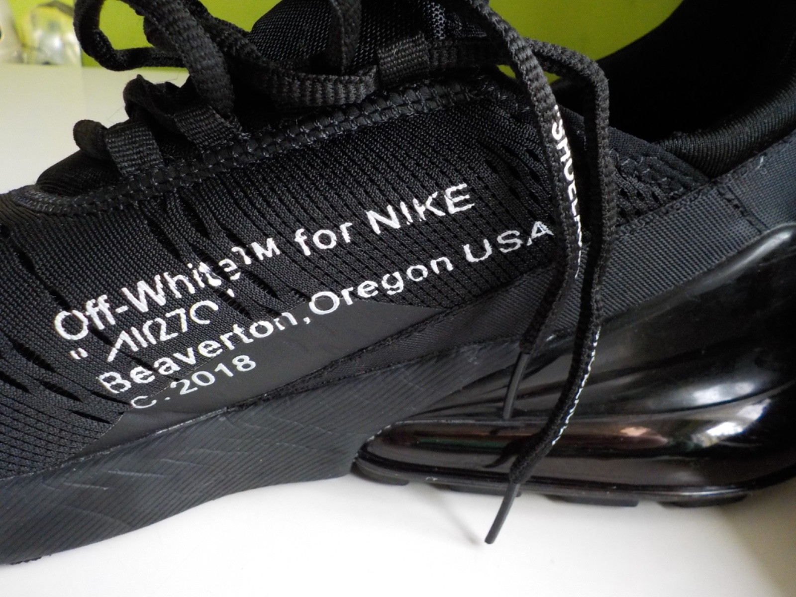 Air Max 270 Abloh Replication Prototype Sneaker B… - image 8