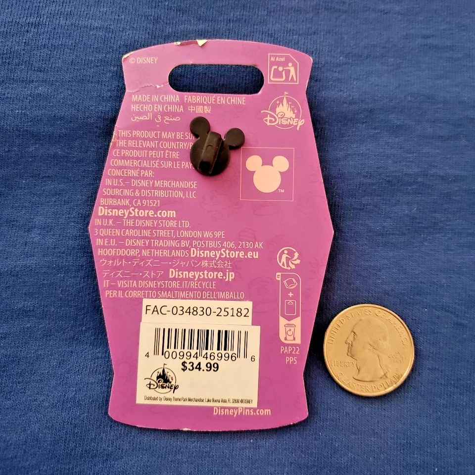 Prendedor Rapunzel Z plegable LE 4000 del 15 aniversario de los parques de Disney enredados Foto 3 de 3