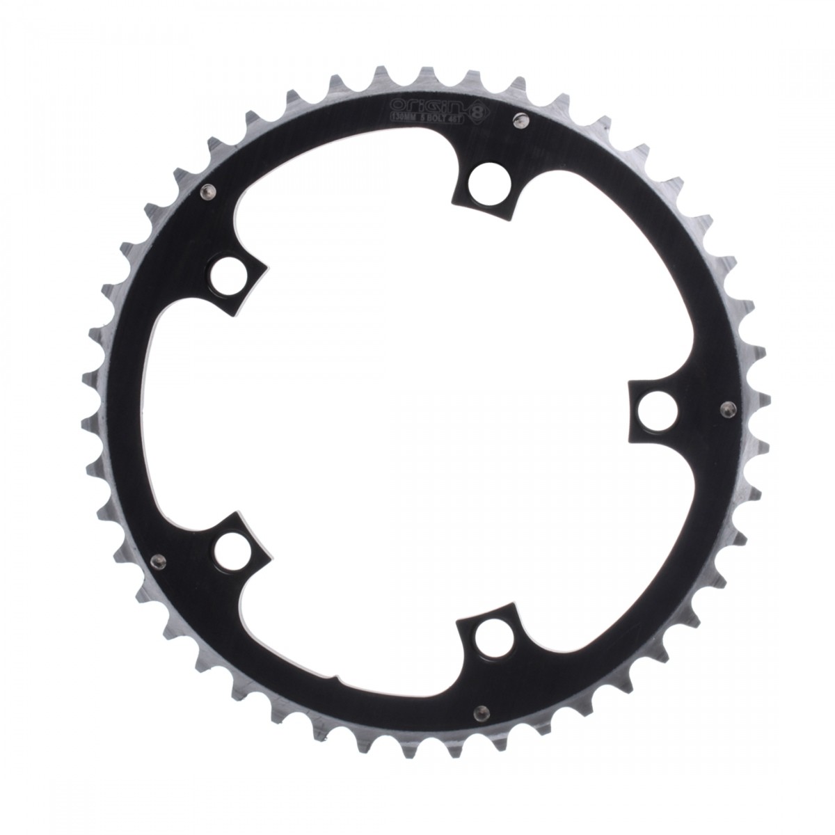 Origin8 46T 130mm 5-Bolt Alloy Chainring for 8/9/10-Speed, C