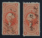 CKStamps: US Stamps Collection Scott#R66c Used Lightly Crease