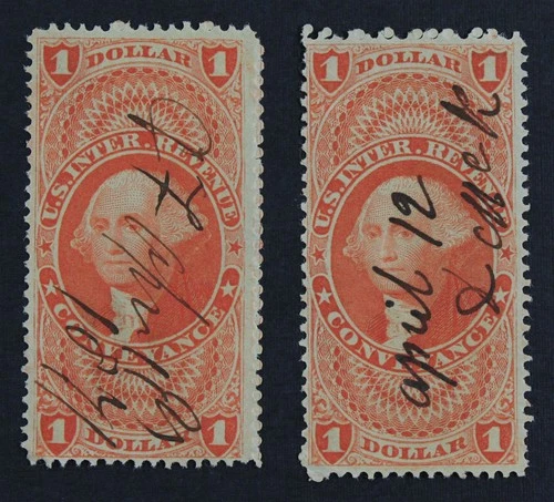 CKStamps: US Stamps Collection Scott#R66c Used Lightly Crease