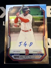 Justin Gonzalez Bowman Chrome 2026 Red Auto