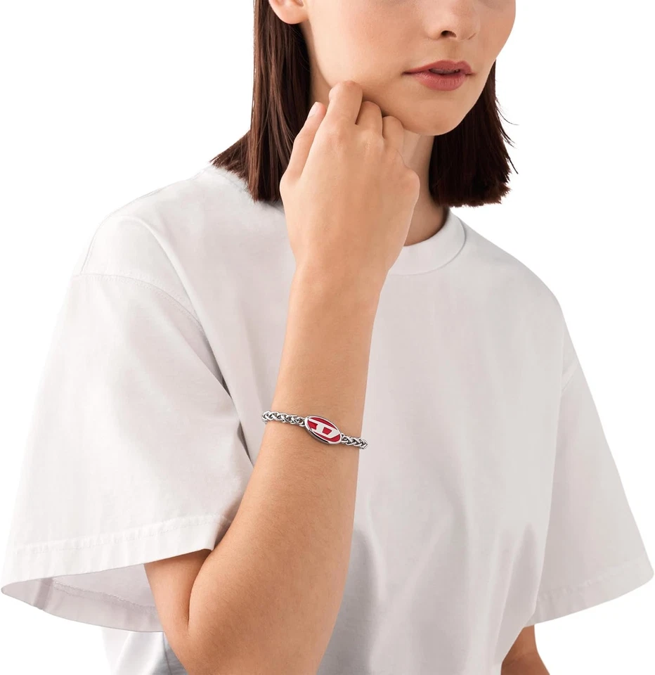 Pulsera Diesel de acero inoxidable para hombre Foto 4 de 4