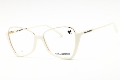 NEW KARL LAGERFELD KL354 105 White 55mm Eyeglasses