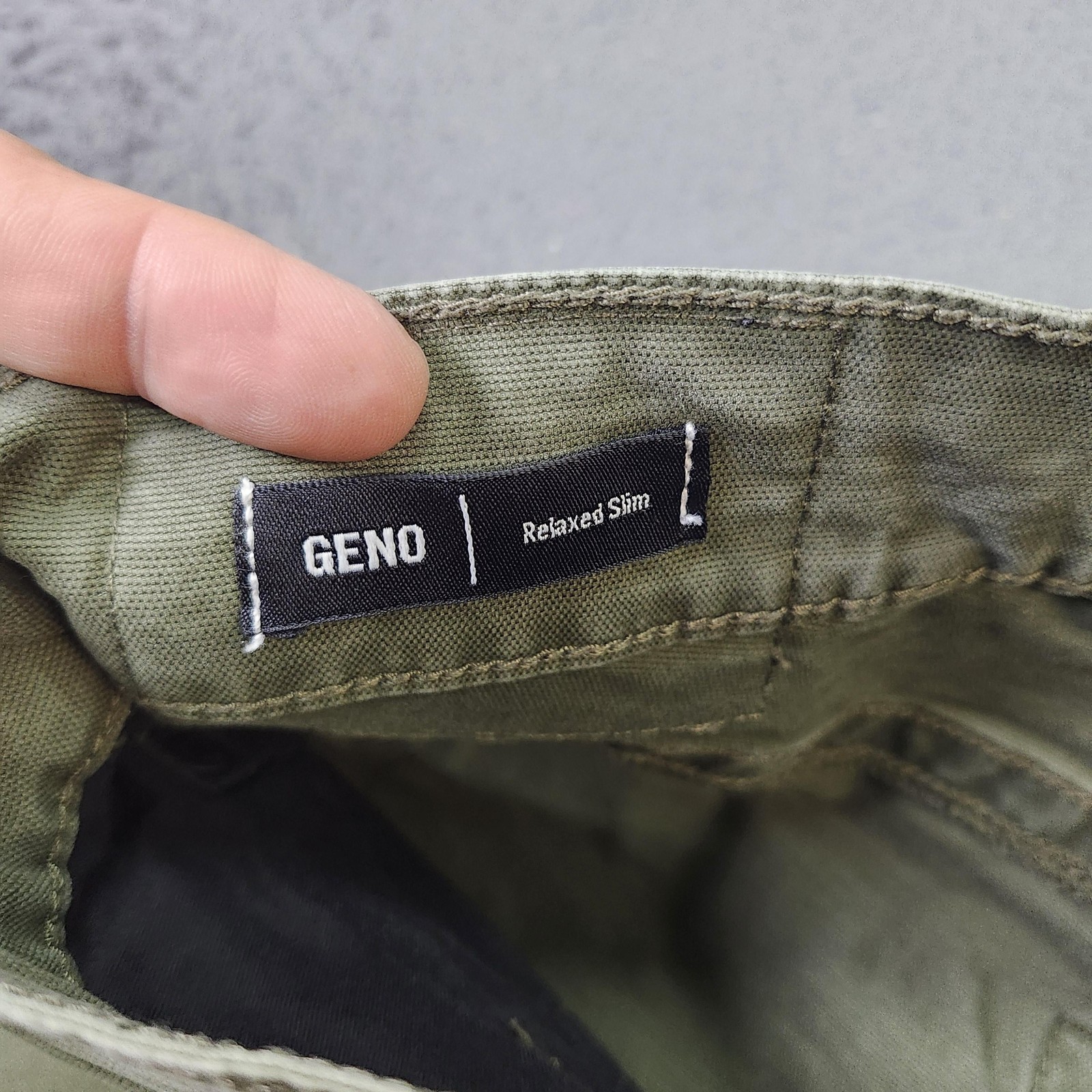 True Religion Geno Jeans Mens 34x32 Green Medium Wash Relaxed Straight Denim thumbnail 6