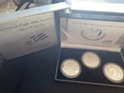 American Silver Eagle 20th Anniversary 3-Coin Set 2006, W-Sleeve, Box, COA