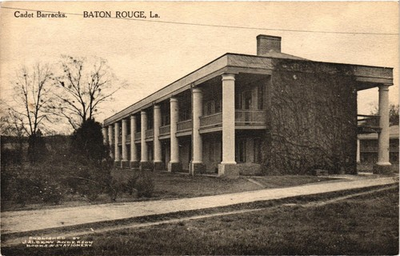 #ad #ad Baton Rouge LA Cadet Barracks Louisiana State University Postcard 1910s $14.95