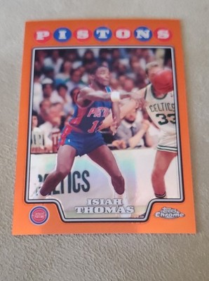 2008-09 Topps Chrome - Isiah Thomas #170 Orange Refractor /499