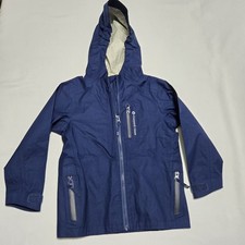 Vineyard Vines Performance Toddler Navy Blue Full Zip Hooded Jacket sz 4T Unisex