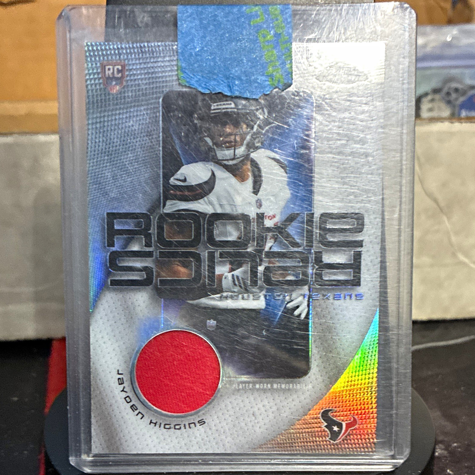 Topps 2025 Chrome Rookie Relics Jayden Higgins Houston Texans RC MEM RR-JH