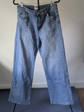LOFT The Wide Leg Medium Wash Blue Jeans Women's Size 12