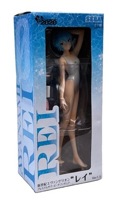 Evangelion EVA Premium Summer Beach Figure Rei Ayanami Japan Authentic NEW