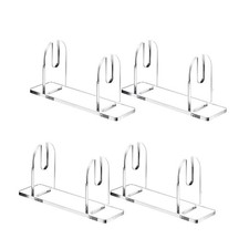 4 Pcs Acrylic Fan Display Stand Folding Clear Fan Holder Easel Japanese4484