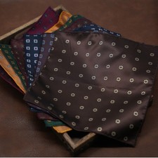 Men's Vintage Paisley Pocket Square Chest Business Suit Accessories Handkerchief