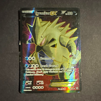 The Pokémon Company Tyranitar EX XY 42/98 Full Art Holo Ultra Rare 180 HP