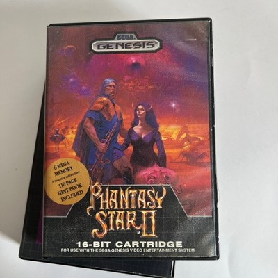 Phantasy Star II (Sega Genesis, 1990) Authentic & Tested