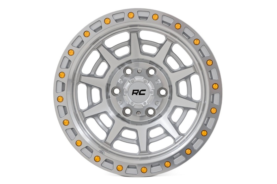 Rough Country 85 Series Wheel Simulated Beadlock Full Machine 17x9 6x5 ...