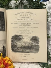 Metropolitan Improvements London 19th Century 1968 Blom Reprint Shepherd Elmes