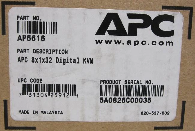New Opened Box APC AP5616 8x1x32 Digital KVM With VM - Image 2 of 4