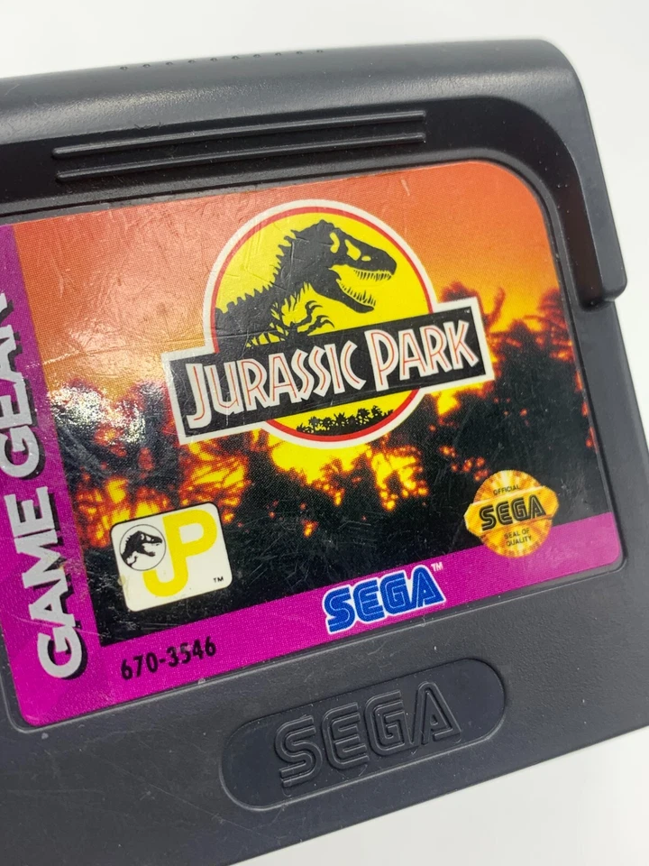 Jurassic Park (SEGA Game Gear, 1993) Cartridge /w OEM Case - Image 3 of 4