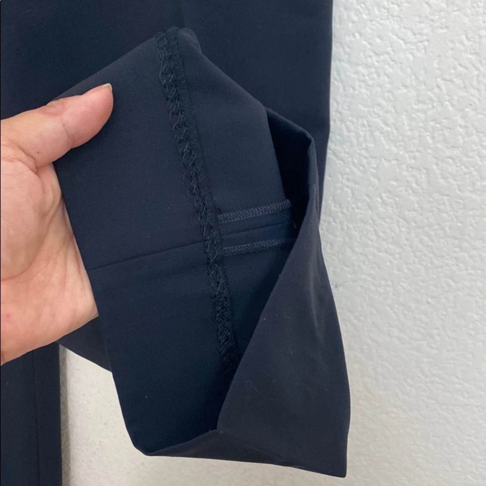 Pantalone pantalone lana sartoriale Bottega Veneta colore navy taglia 40