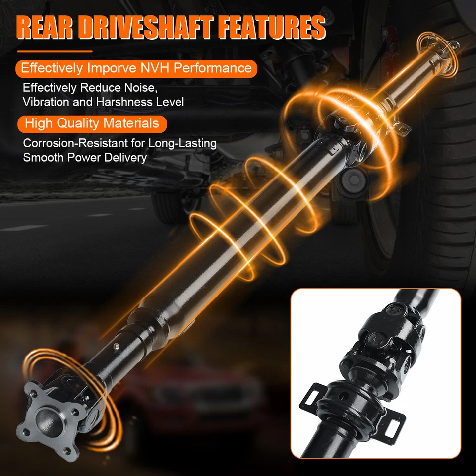 Rear Driveshaft Prop Shaft Assembly Fit 2000 2001-2004 Toyota Tundra V8 4.7L 4WD - Imagem 2 de 4