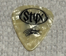 STYX LAWRENCE GOWAN SIGNATURE GUITAR PICK ORIGINAL 2012 TOUR STAGE PLECTRUM