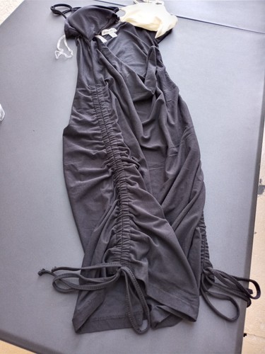 Derek Heart Dress Juniors medium Black Tie Sleeveless - Picture 3 of 12
