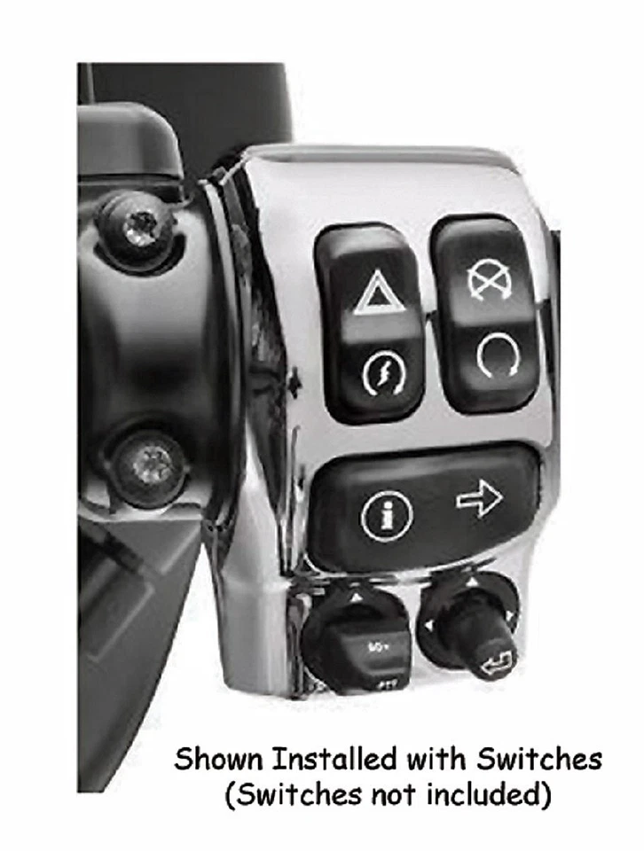 INTERRUPTOR DE MANILLAR CARCASAS RADIO/CRUCERO HARLEY ELECTRA GLIDE ROAD TRI-GLIDE 14-20 Foto 2 de 2