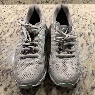 Asics GEL Superion Grey Silver Sage Running Shoes Women's 7.5 T7H7N