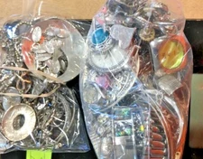 2 pounds Estate Fashion Jewelry, single lot - All Wearable, intact, -#HP182