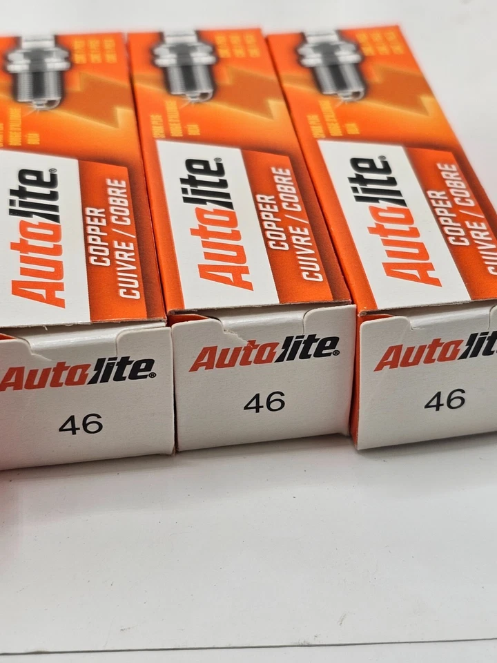 (CANTIDAD 8) Bujía Autolite Resistencia Cobre 46 para Ford Fairmont 1983 Foto 3 de 4